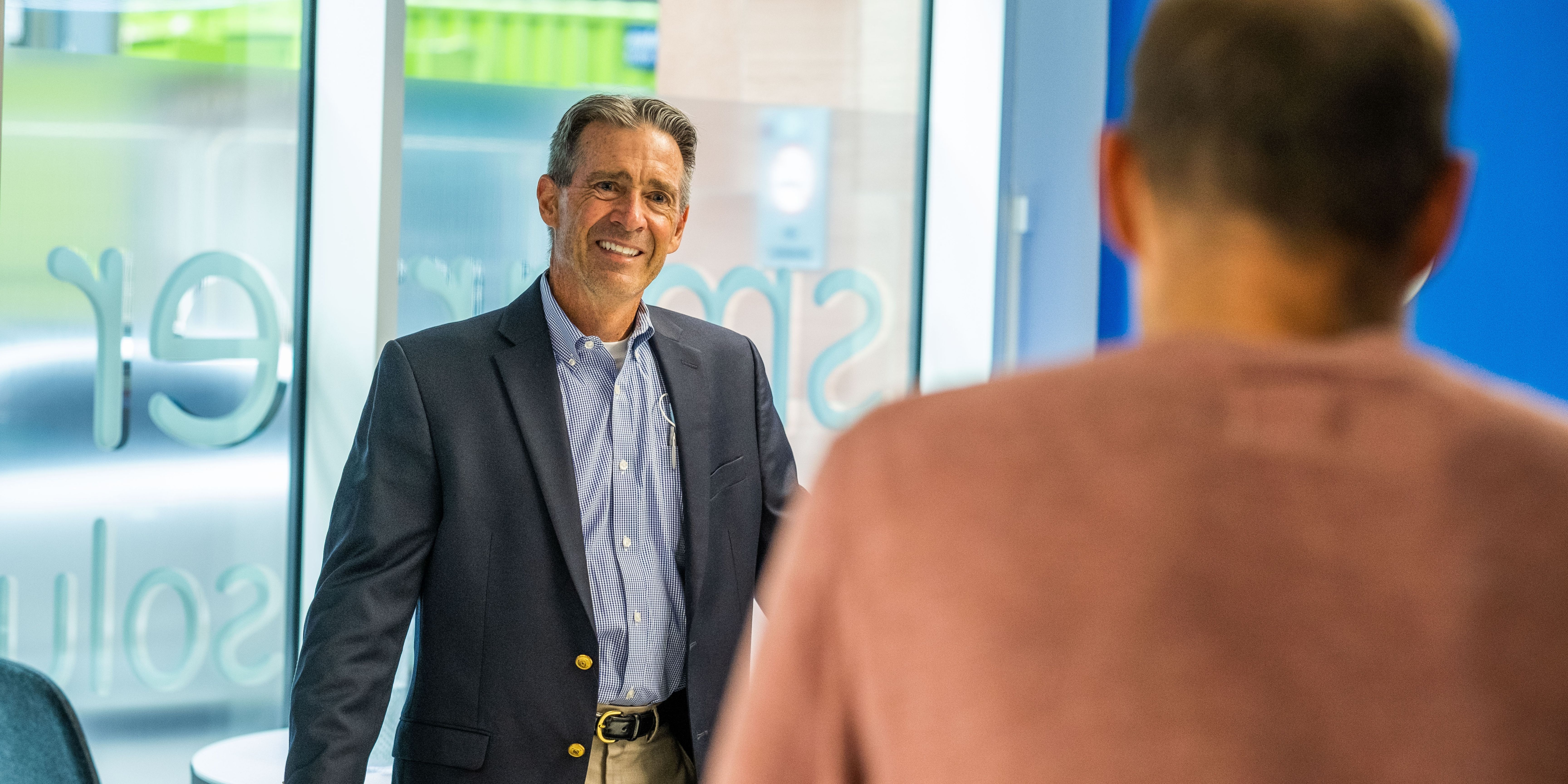 Brian Heery, MEPPI CEO at the Smarter Grid Solutions offices in Glasgow