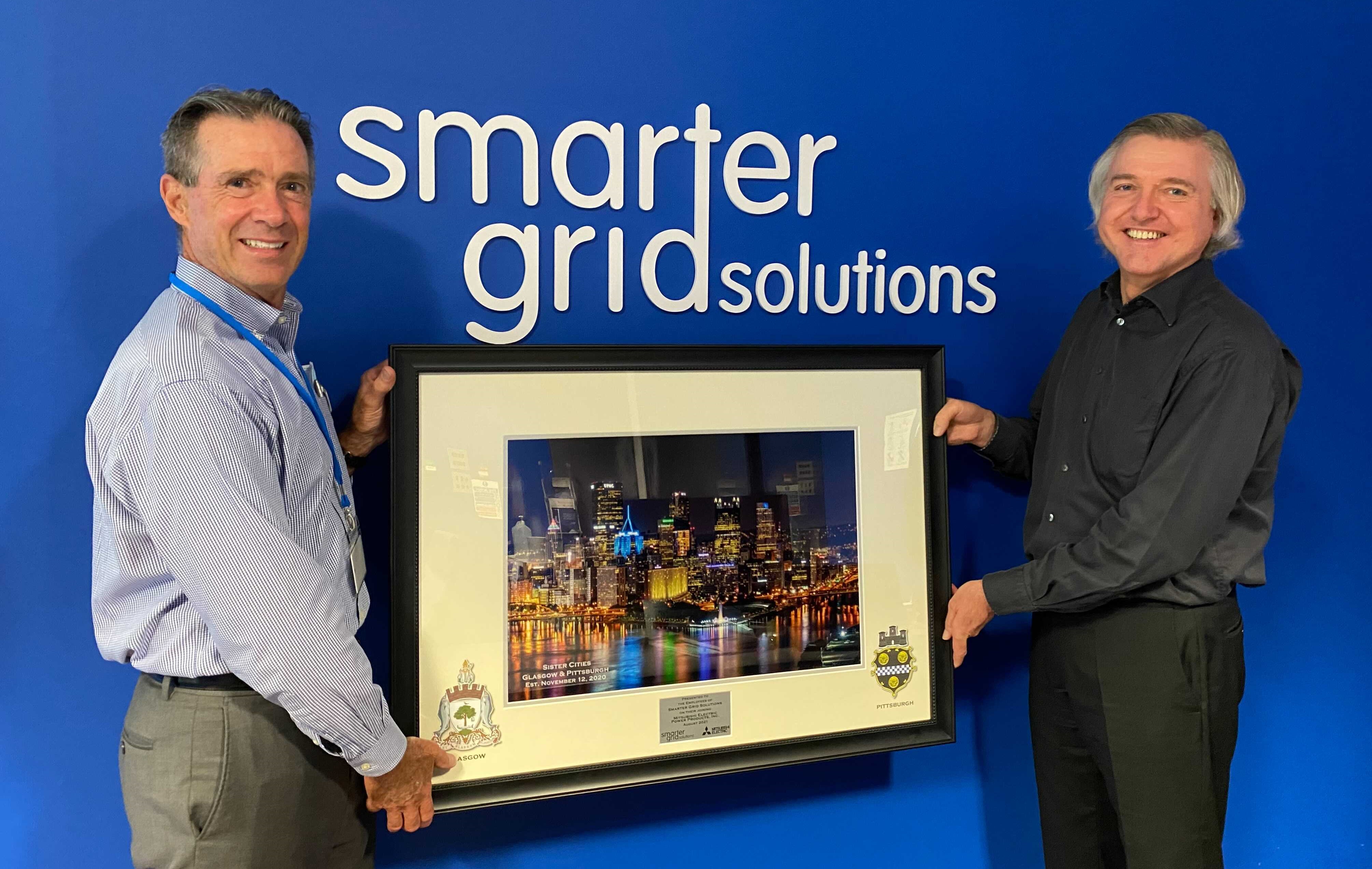Brian Heery, MEPPI CEO and Brent Marshall, Smarter Grid Solutions CEO